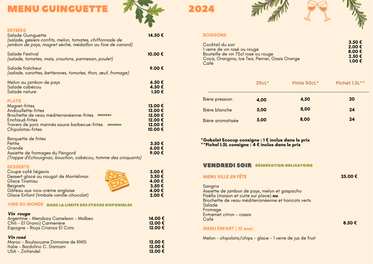 menu guinguette 2024 2